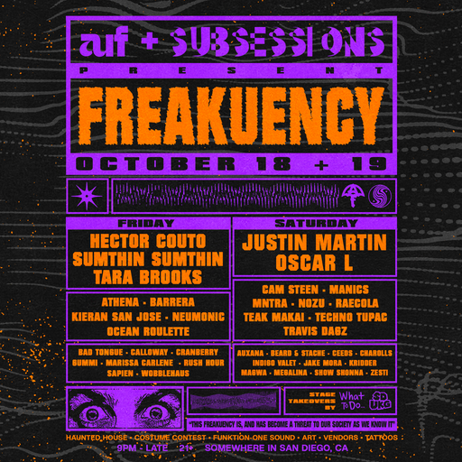 Flyer for Freakuency 2024 