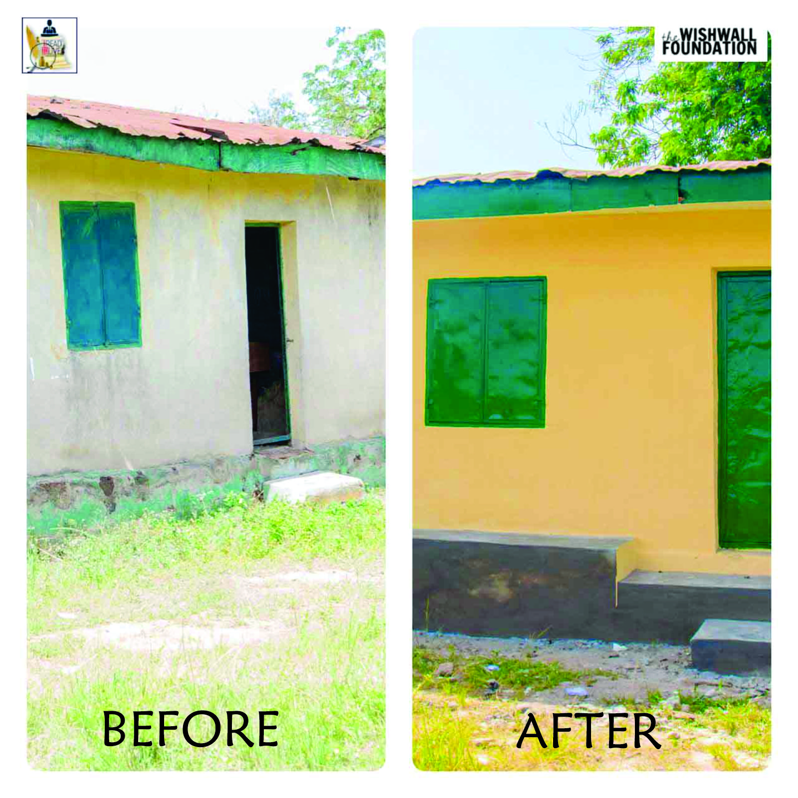Before and After: Renovation of School Library