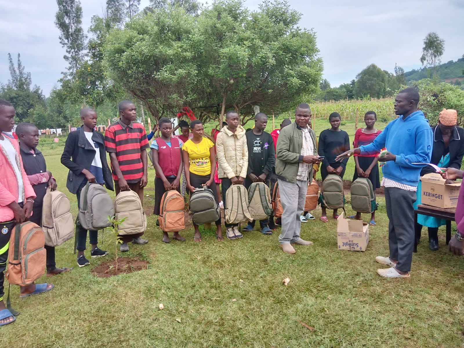 Help the orphans by providing fees and school supplies