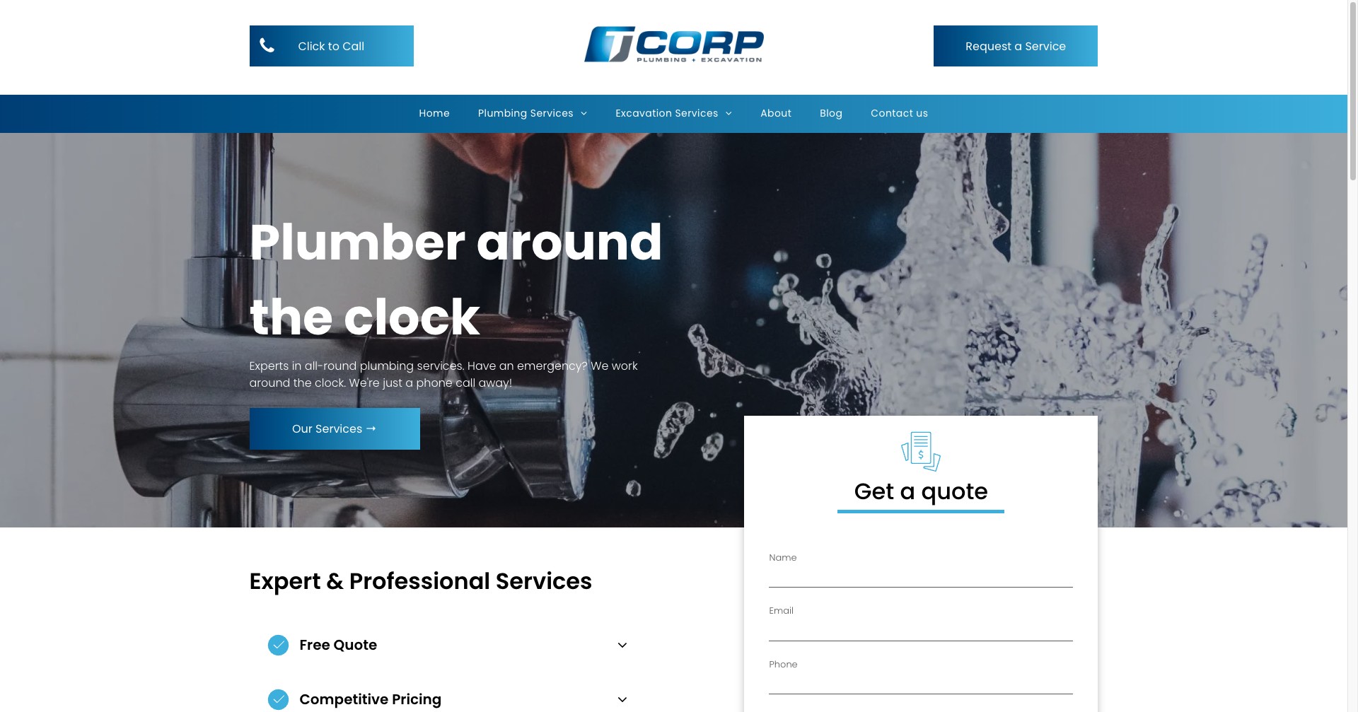 Plumbing Website