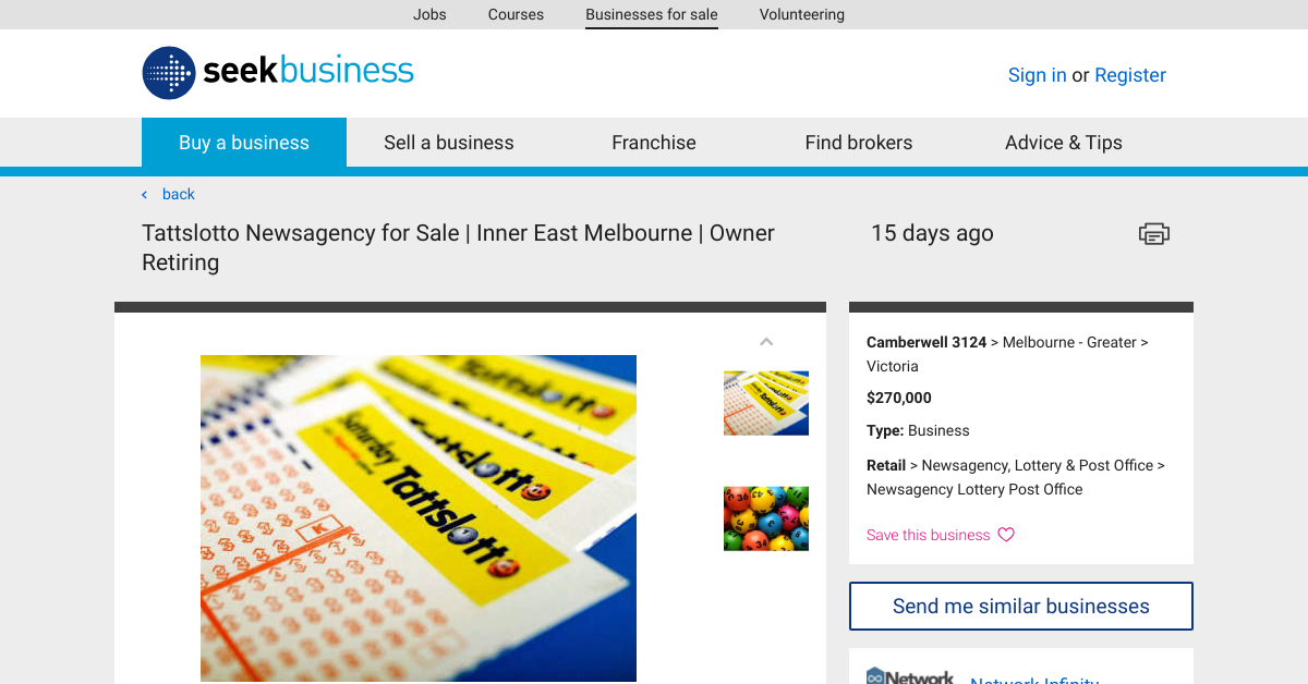 Sell Newsagency Business