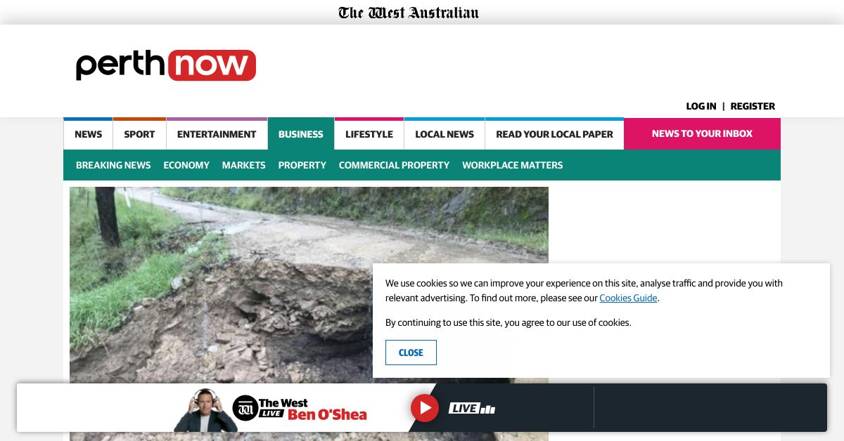 'Trapped' farmers' fury over damaged roads