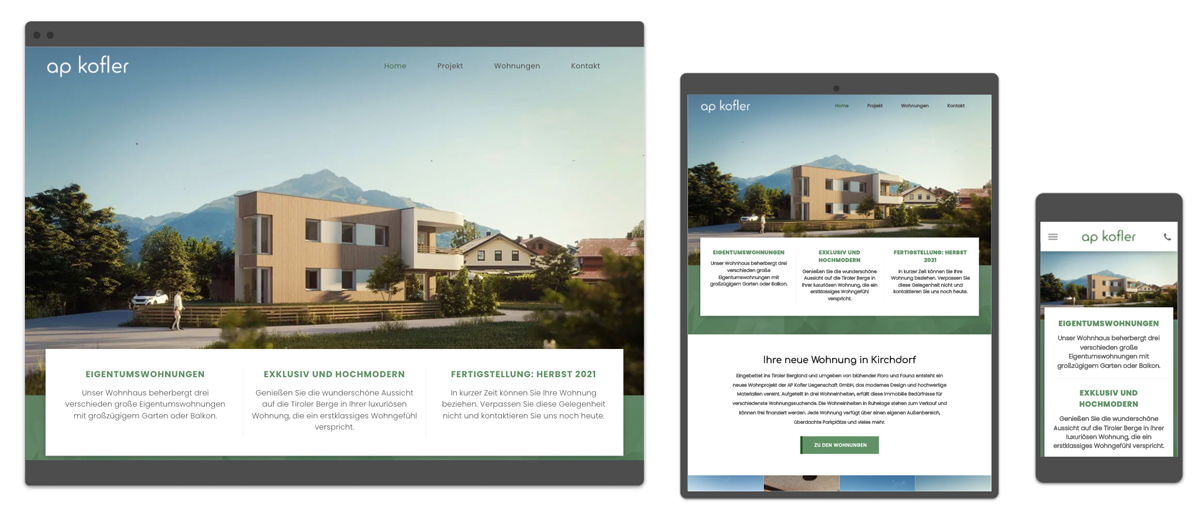Website Referenz AP Kofler