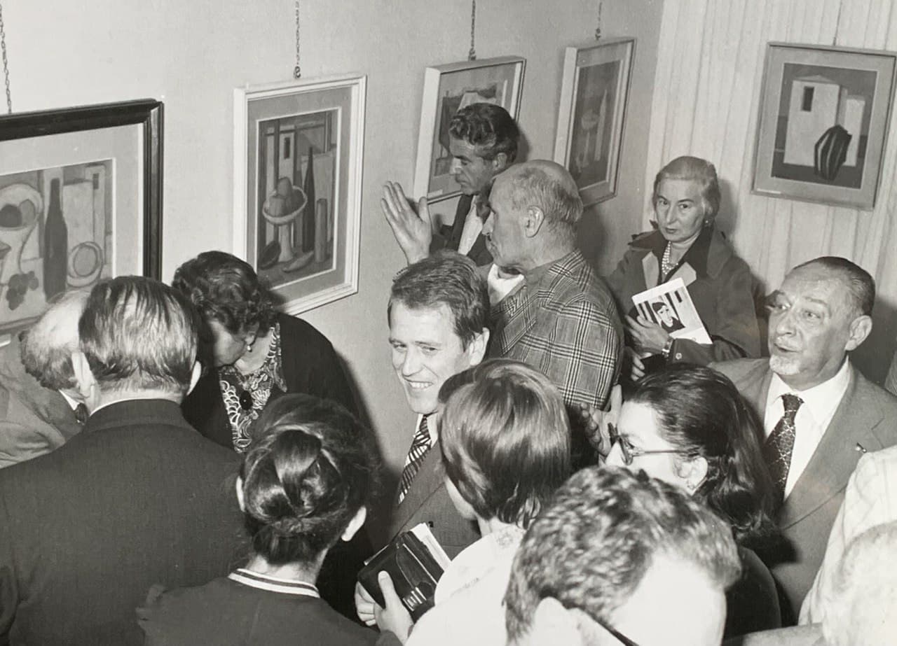 fotografia di inaugurazione 1975 Guido Polo