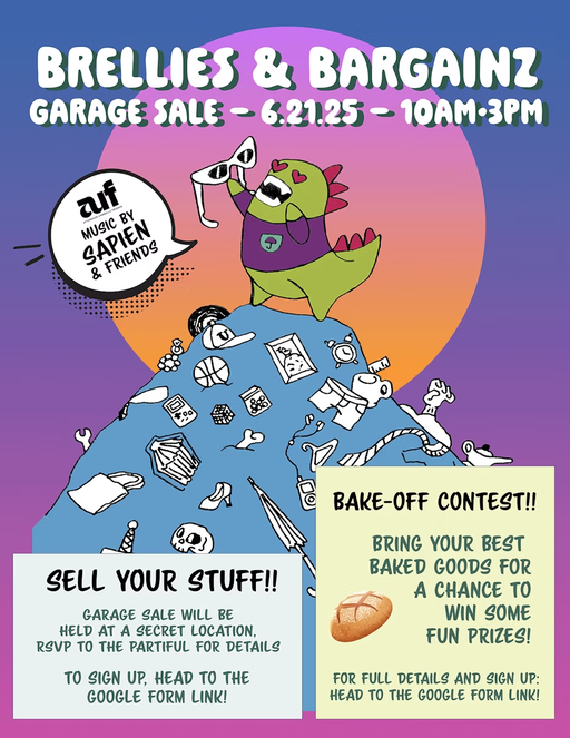 Flyer for Brellies & Bargainz