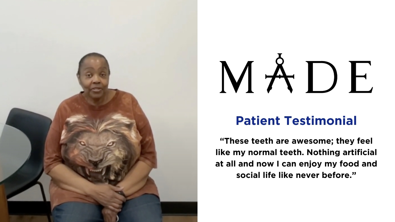 MADE Dental Implant & Prosthodontics Center Testimonial | Dental Transformations in Highland IN