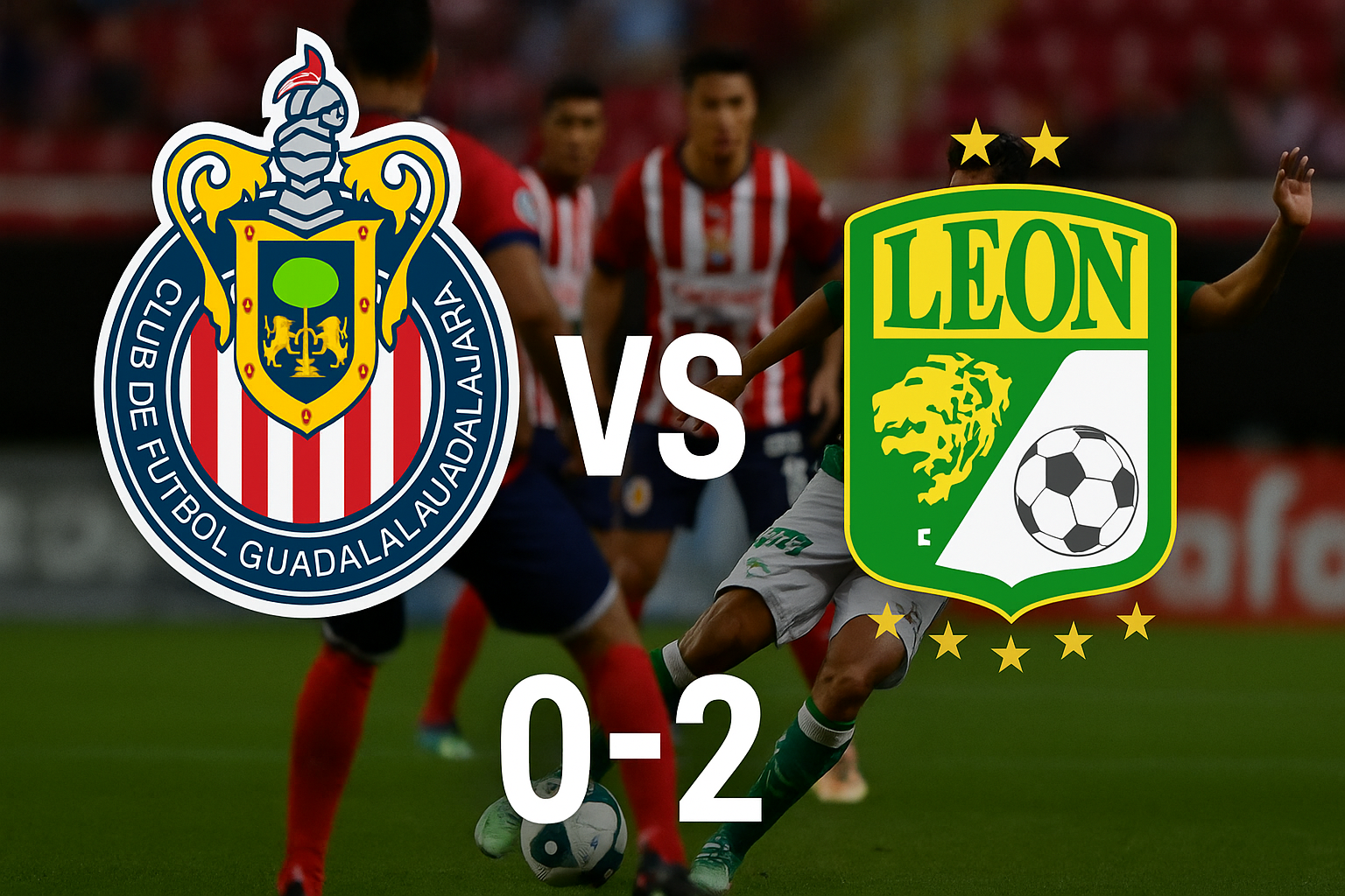 posiciones de chivas contra club león