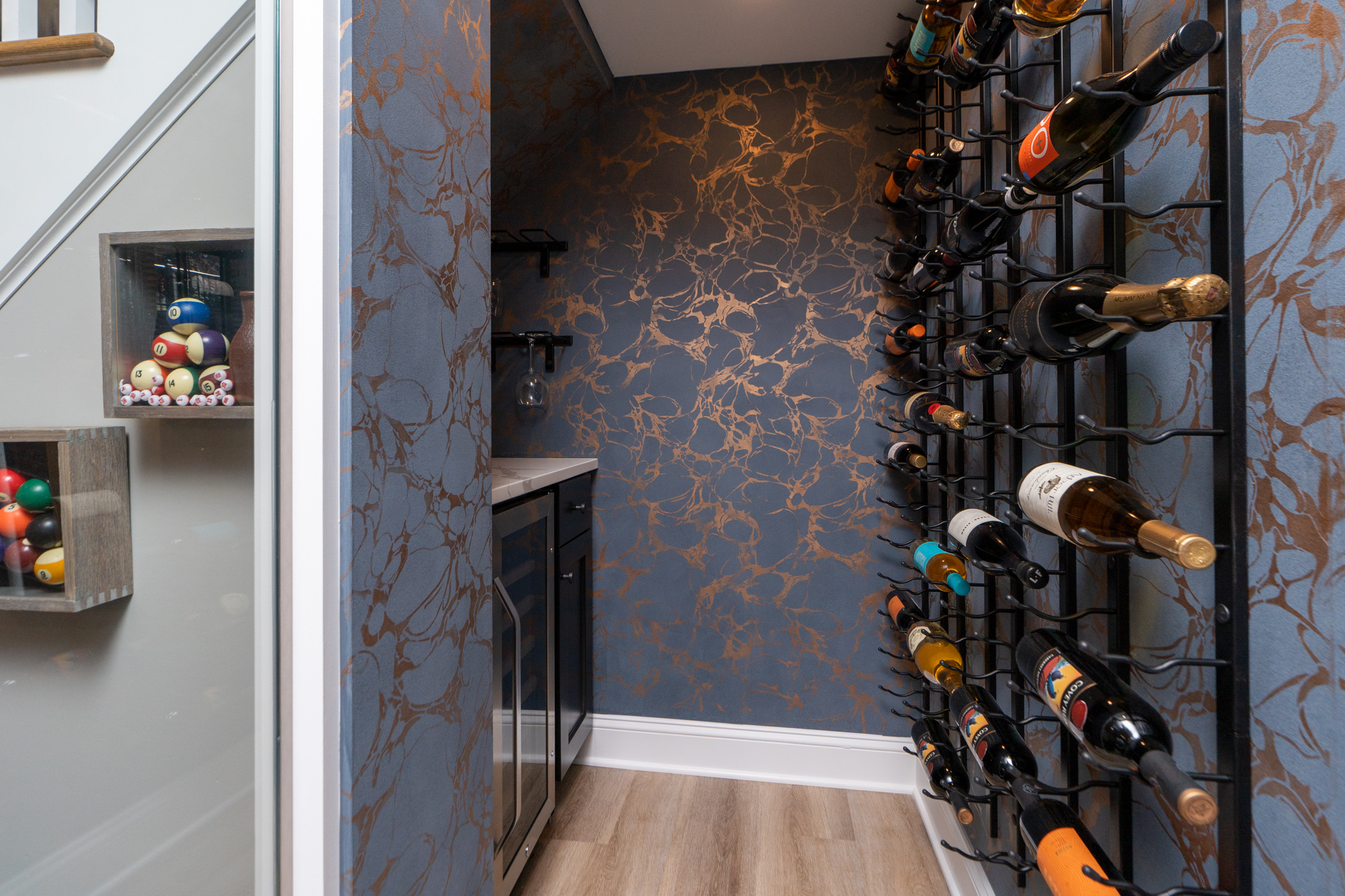 Luxury Townhome - Custom wine bar in lower level