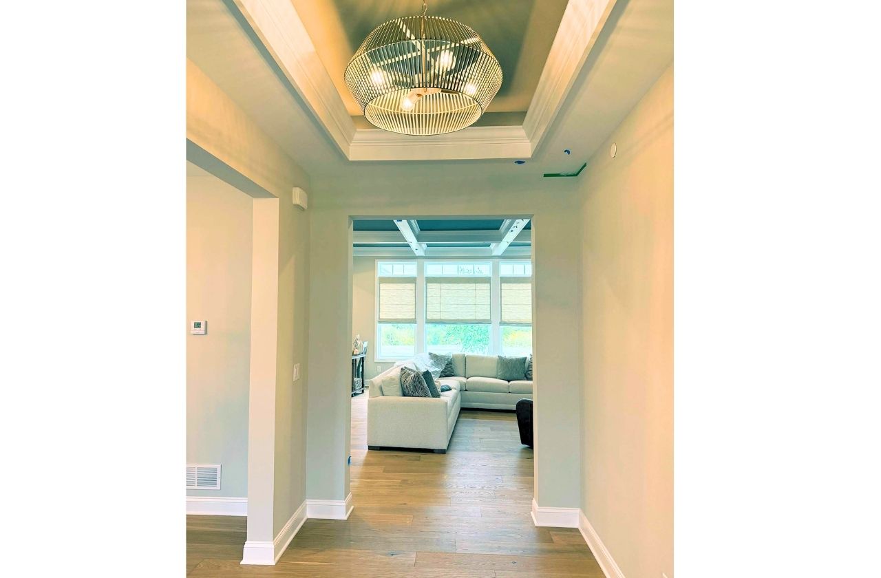 18 Dahlia Drive - Lincoln Ranch - Entry Foyer featuring a 10 ft coffered ceiling