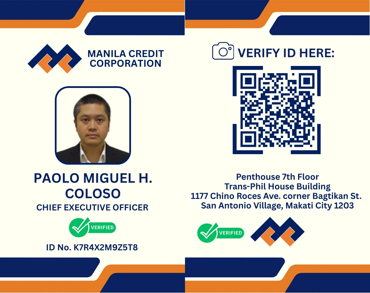 ID photo of Miggy - ID