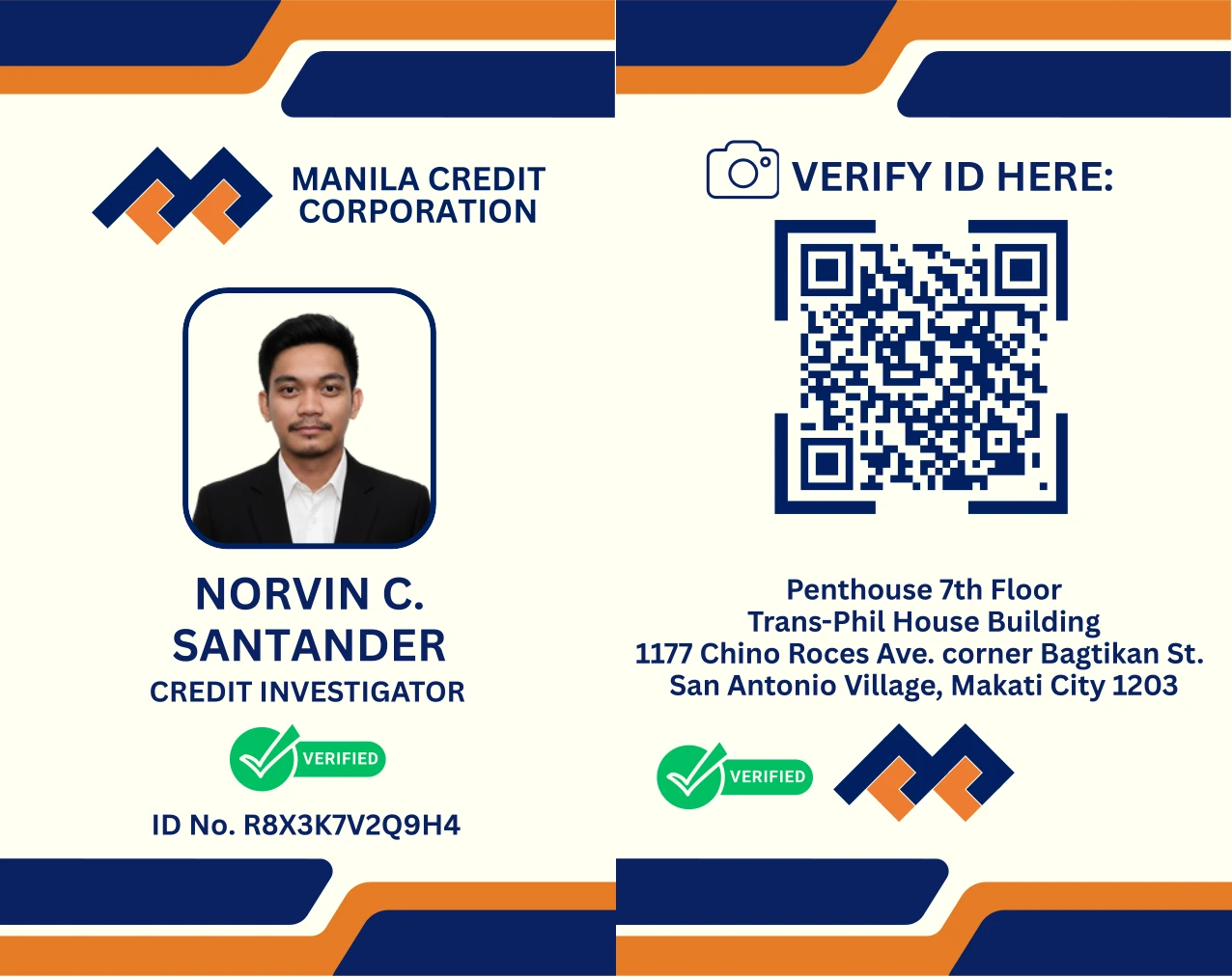 ID photo of Norvin - ID