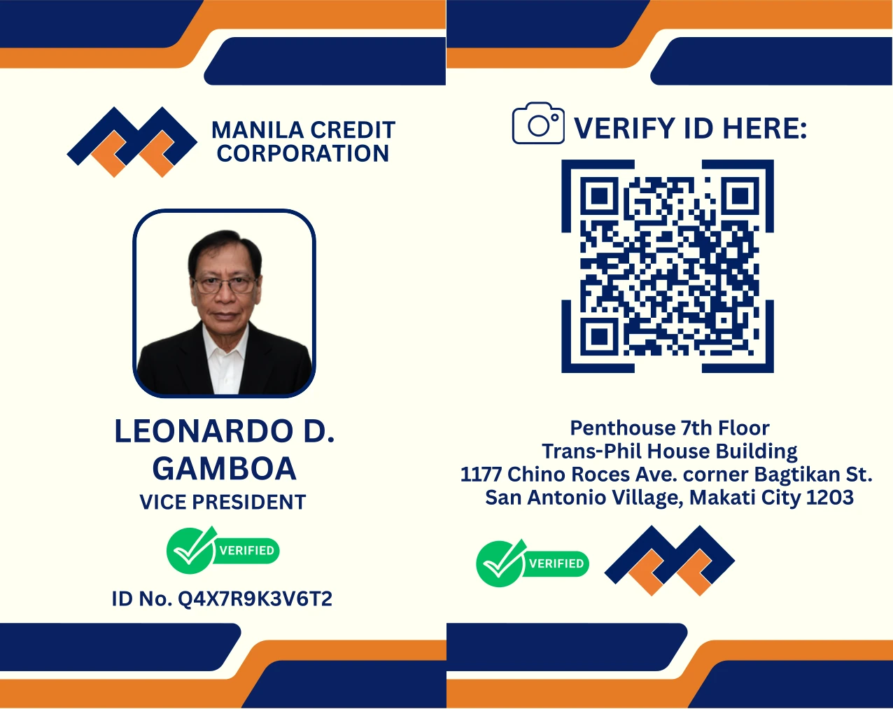 ID photo of Bong - ID