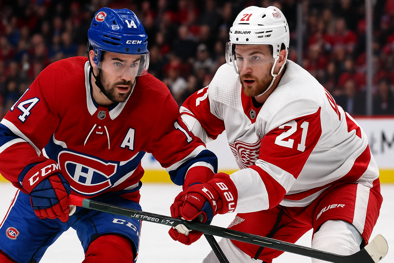 canadiens vs red wings
