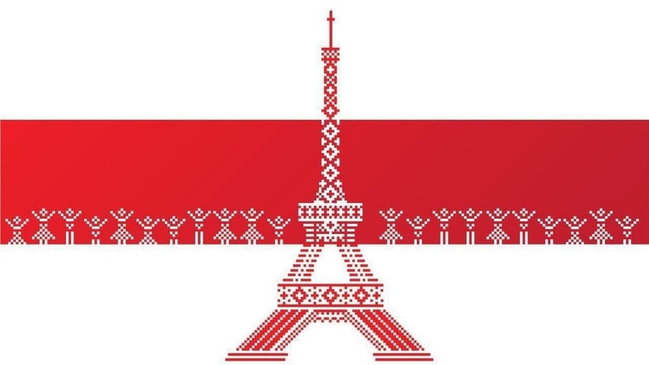 Symbole des Bélarusses à Paris