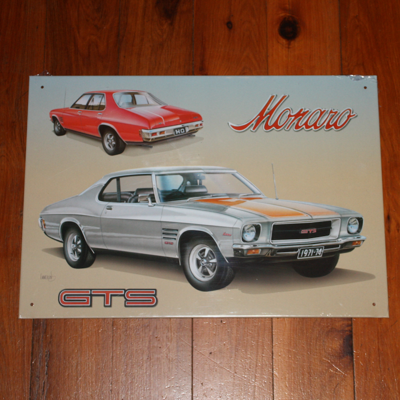 Monaro HQ Tin Sign