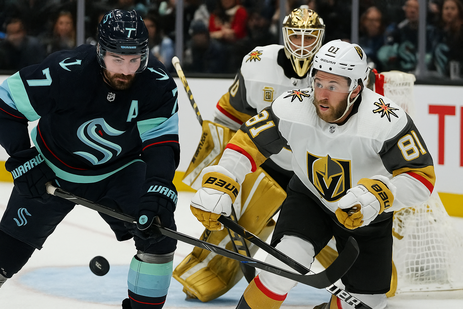 kraken vs golden knights