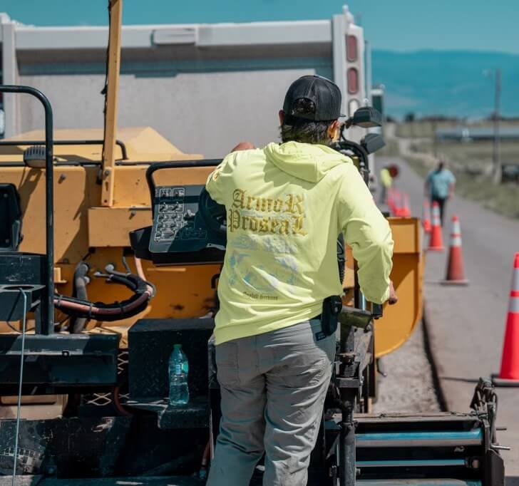 Government facility parking installation in Castle Dale, UT, with Armor Proseal creating professional asphalt surfaces that enhance public infrastructure in rural settings.