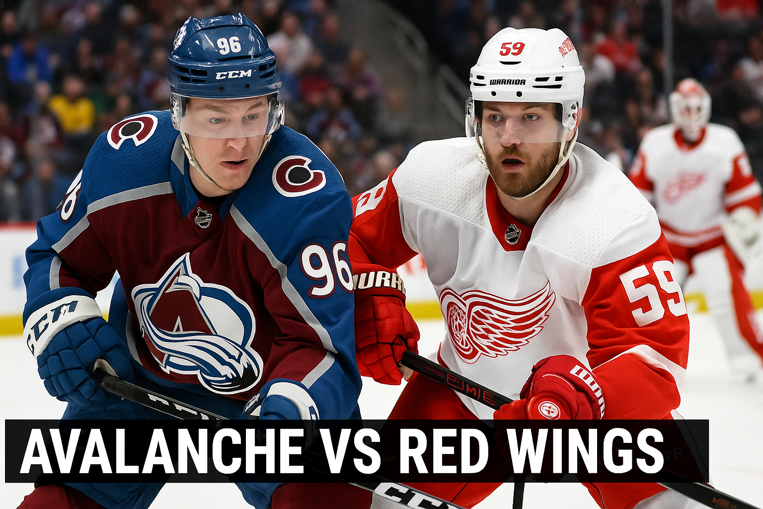 avalanche vs red wings