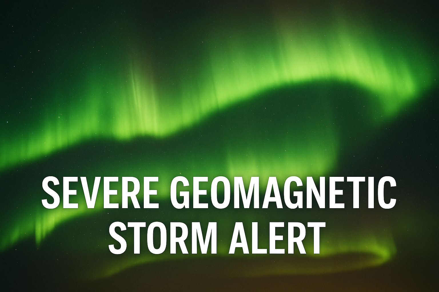 severe geomagnetic storm alert