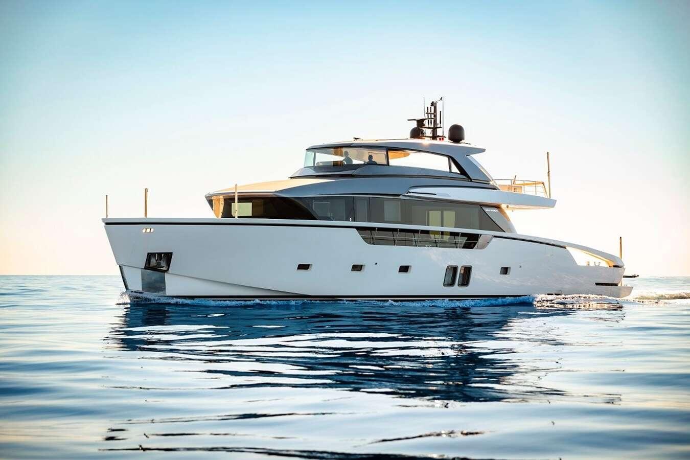 An image of a yacht in the water