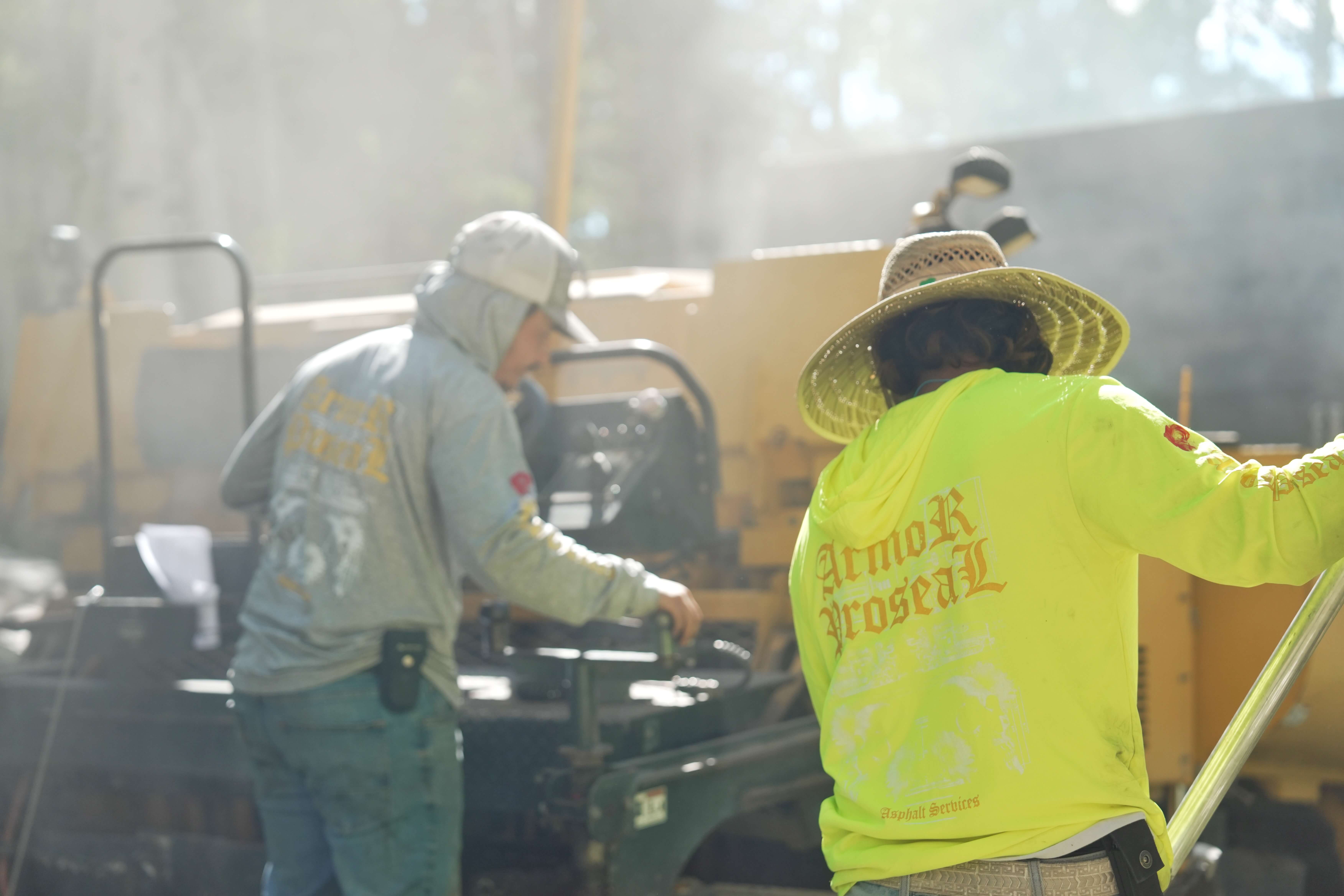 Municipal asphalt infrastructure improvement in Nucla, CO, showcasing Armor Proseal's contribution to small town development with quality paving and repair services.