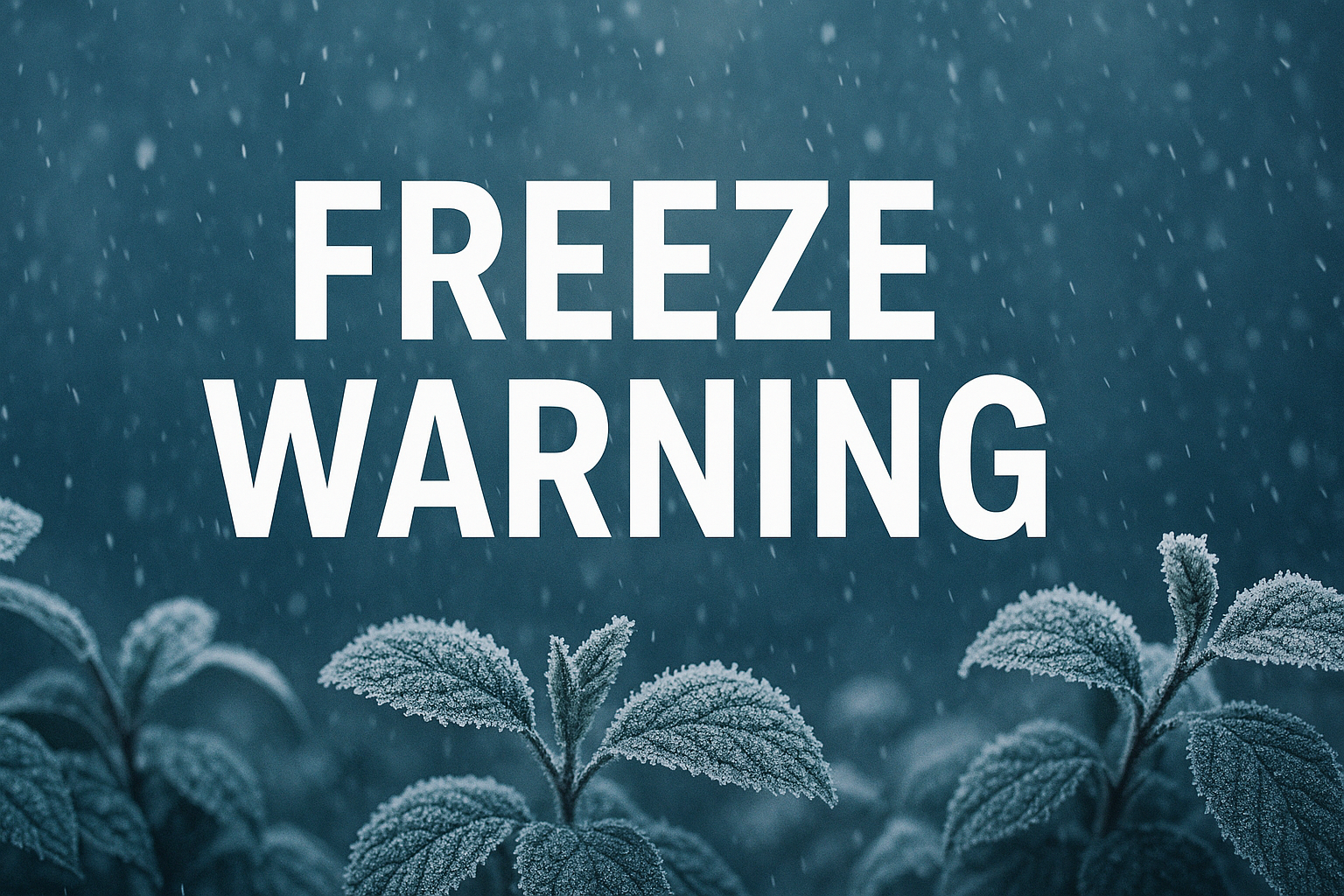 freeze warning