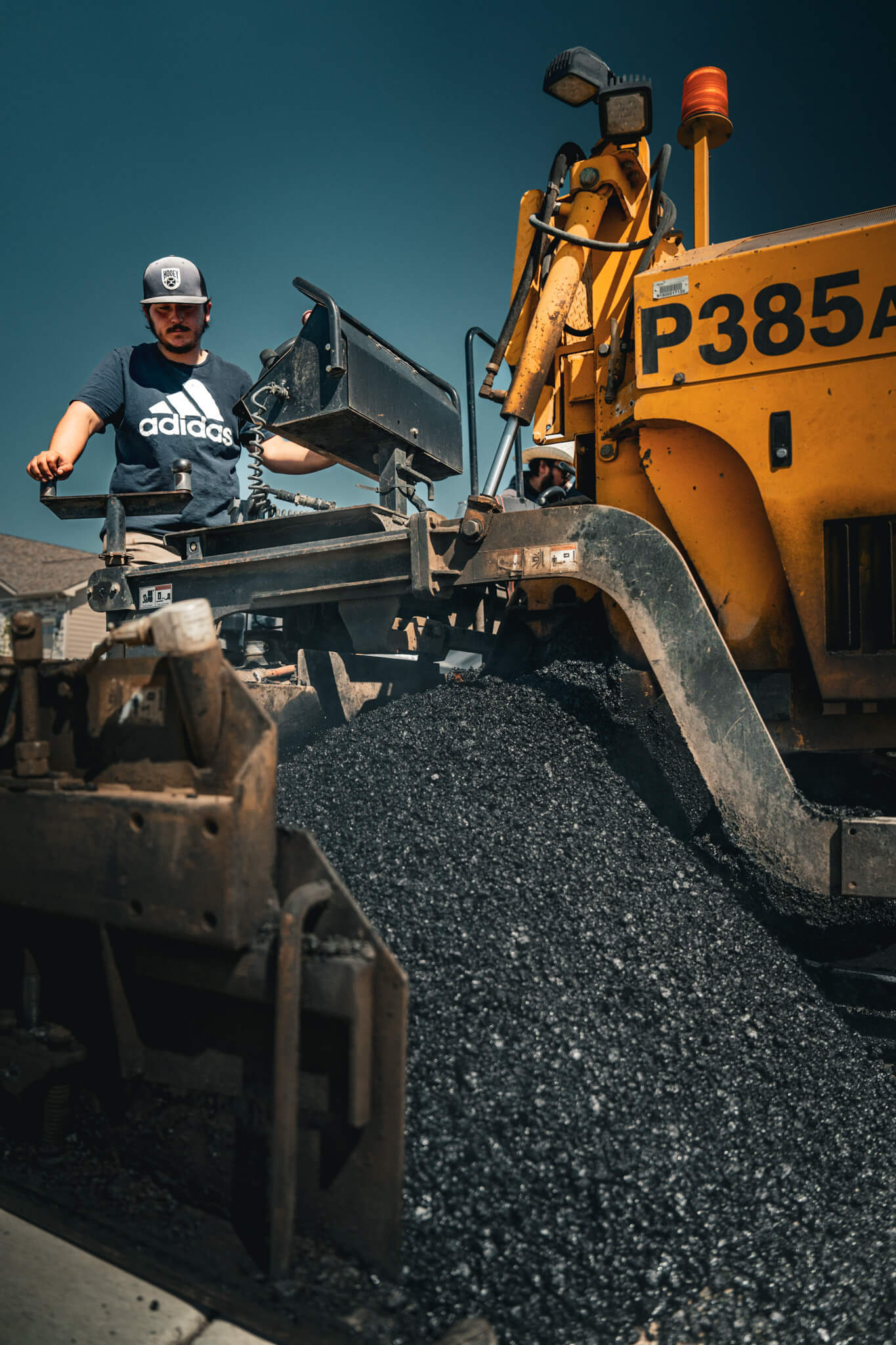 Industrial facility yard paving in Thompson Springs, UT, with Armor Proseal creating heavy-duty asphalt surfaces designed for industrial equipment and desert climate.
