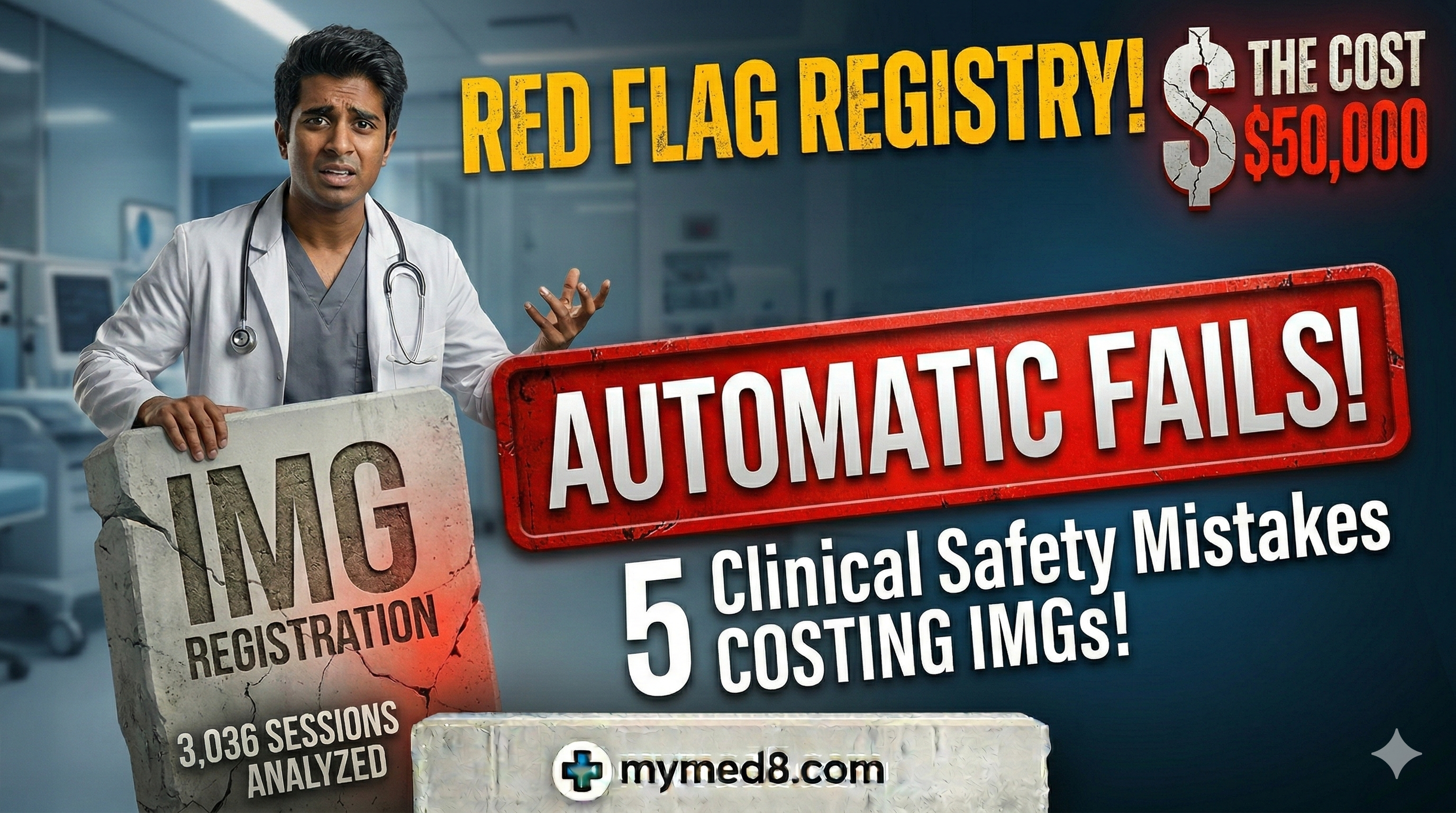 The Red Flag Registry: 5 Mistakes That Cause Automatic Fails in the PLAB 2 Exam