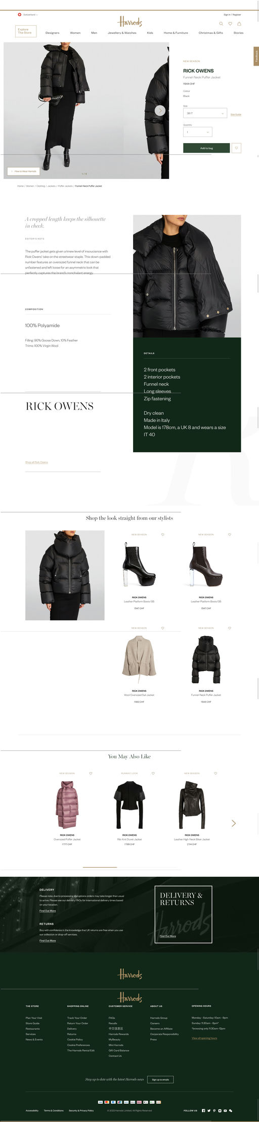 Screenshot from website top part