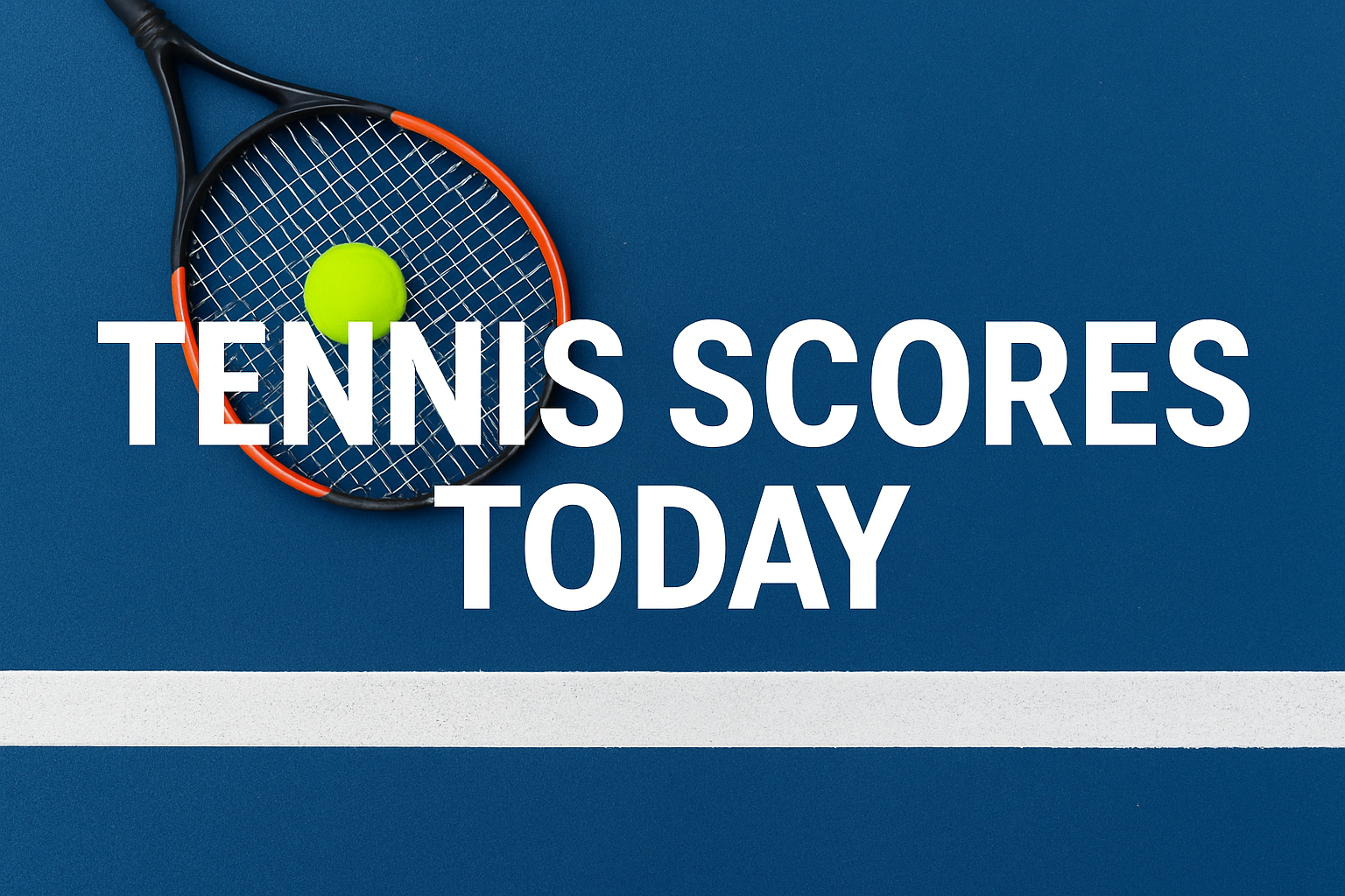 tennis scores today