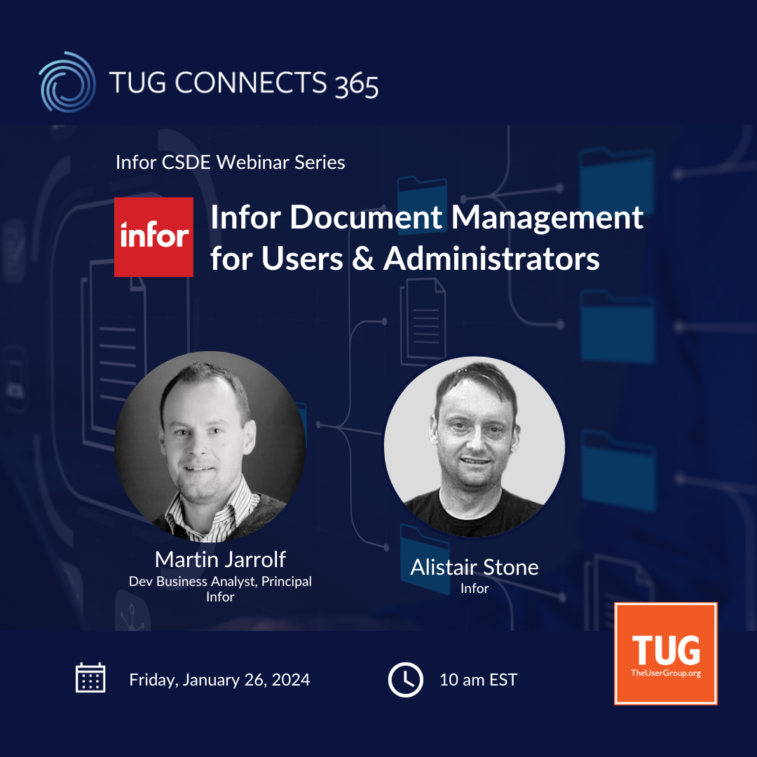Infor CSDE Series: Infor Document Management for Users & Administrators