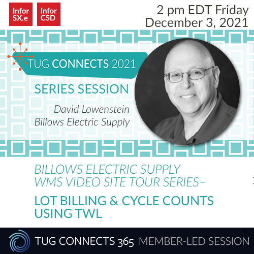 Billows Electric Site Tour: Lot Billing and Cycle Counts Using TWL