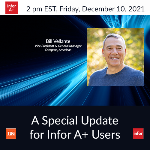 A Special Update for Infor A+ Users
