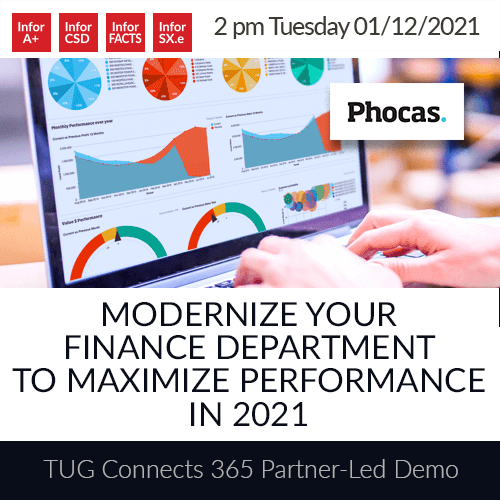 Phocas Software Presents: Modernize Your Finance Department to Maximize Performance in 2021