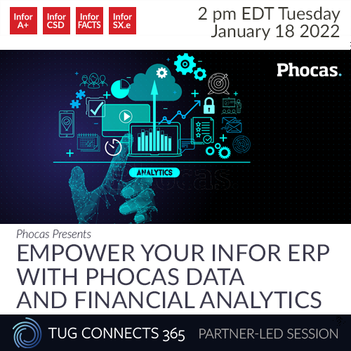 Empower your Infor ERP with Phocas Data and Financial Analytics