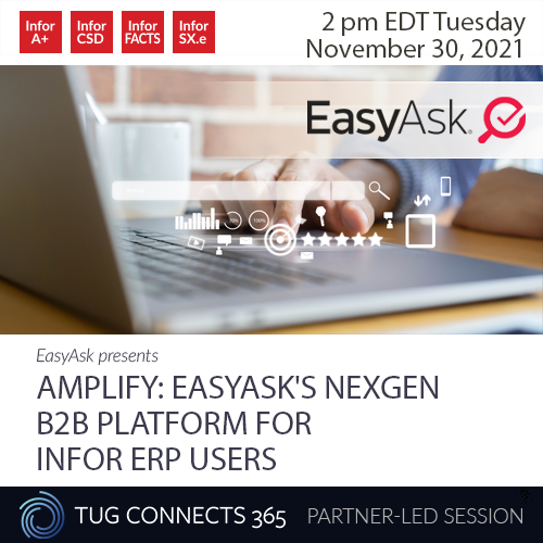 Amplify: EasyAsk's NexGen B2B Platform for Infor ERP users