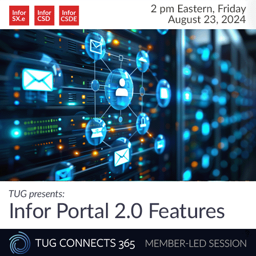 TUG presents: Infor Portal 2.0 Features