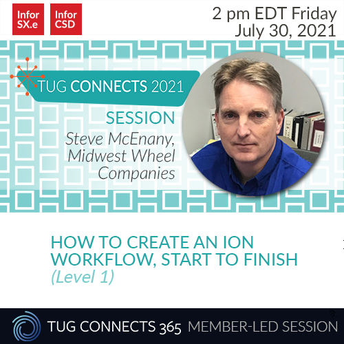 TUG Connects 2021 Session: How to Create an ION Workflow, Start to Finish, Level 1