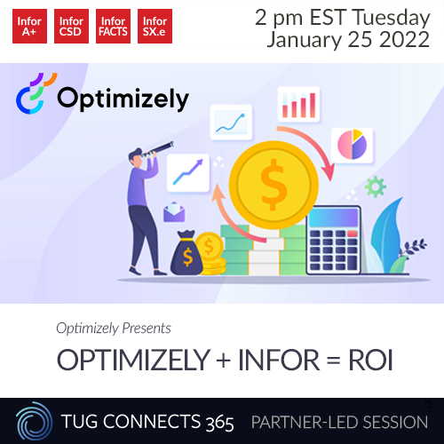 Optimizely + Infor = ROI