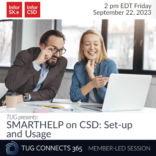 TUG Presents: SMARTHELP on CSD: Set-up and Usage