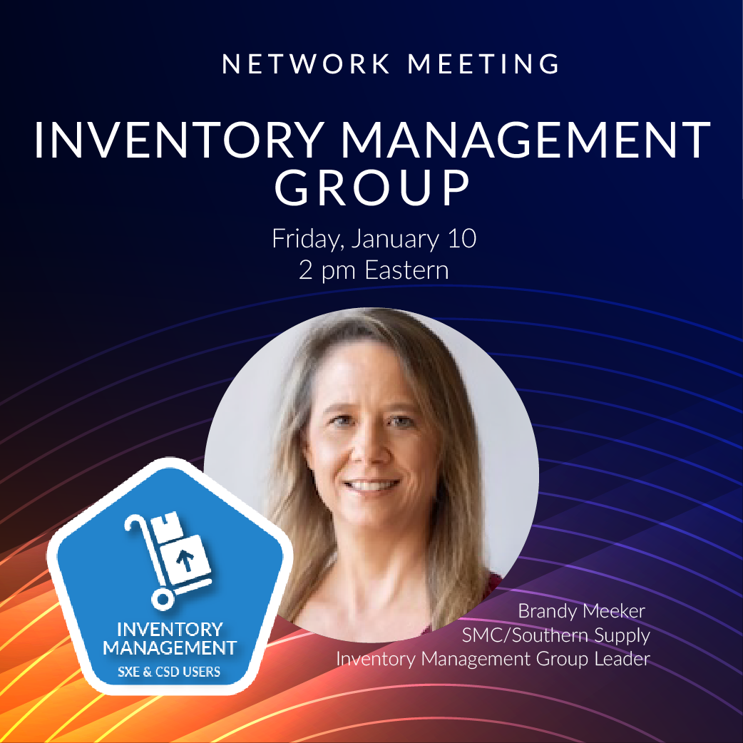 Inventory Management Group Presents: Mastering Inventory Management with the Product Exception Center (ICAMU) in CSD