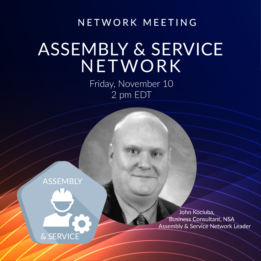 Assembly & Service Network Meeting: ISM Mobile - A Customer Perspective