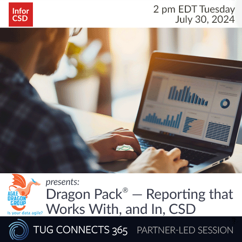 Agile Dragon Group presents: Dragon Pack® — Reporting that Works With, and In, CSD