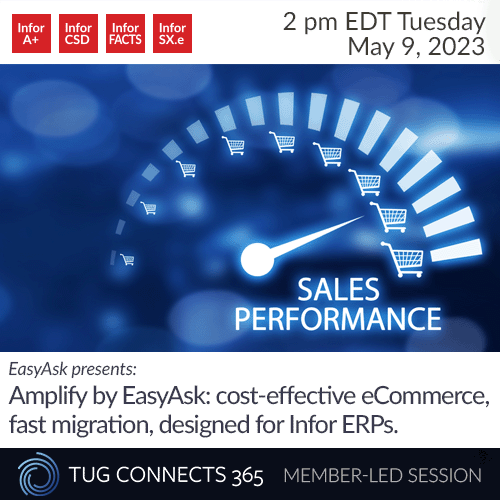 Amplify by EasyAsk: Cost-effective eCommerce, fast migration, designed for Infor ERPs