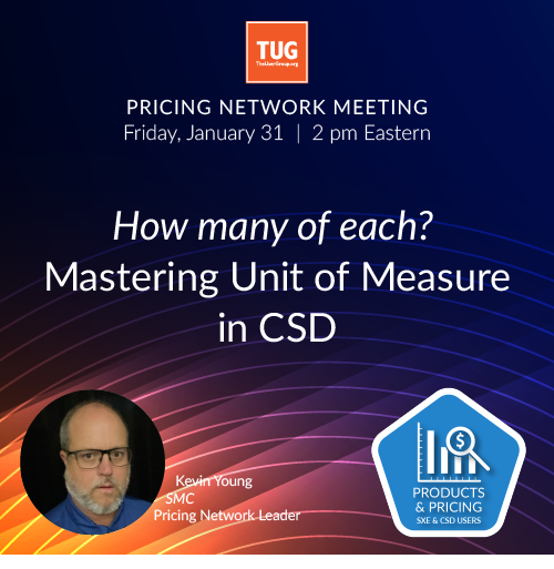 Product & Pricing Network Meeting