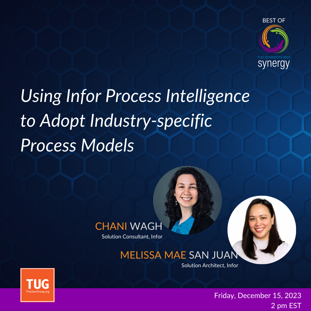 Best of TC23 Series - Using Infor Process Intelligence to Adopt Industry-specific Process Models