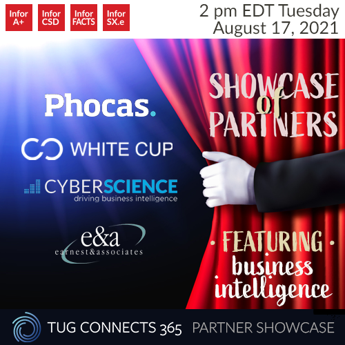 TUG Connects 365 Partner Showcase Business Intelligence