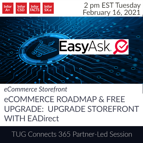 eCommerce Roadmap & Free Upgrade:  Upgrade Storefront with EADirect