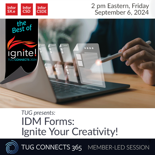 TUG Presents: IDM Forms: Ignite your Creativity!