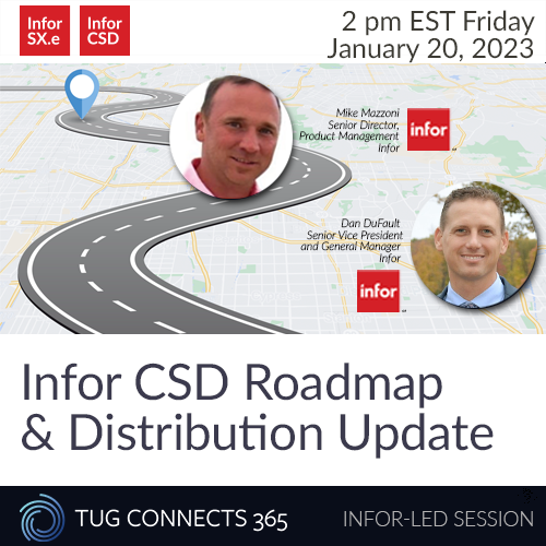 Infor CSD Roadmap and Distribution Update
